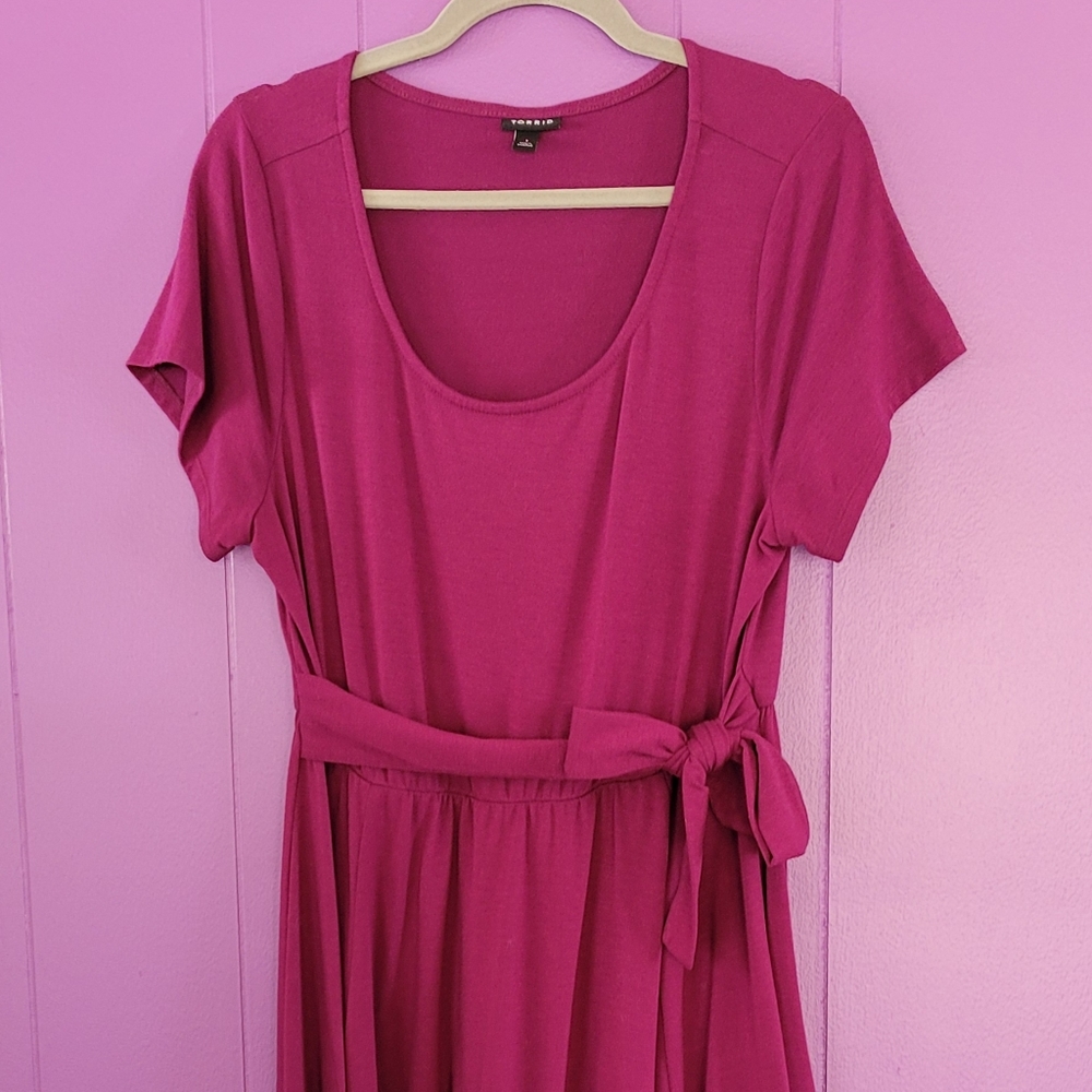 Torrid Skater Dress with Tie Waist
